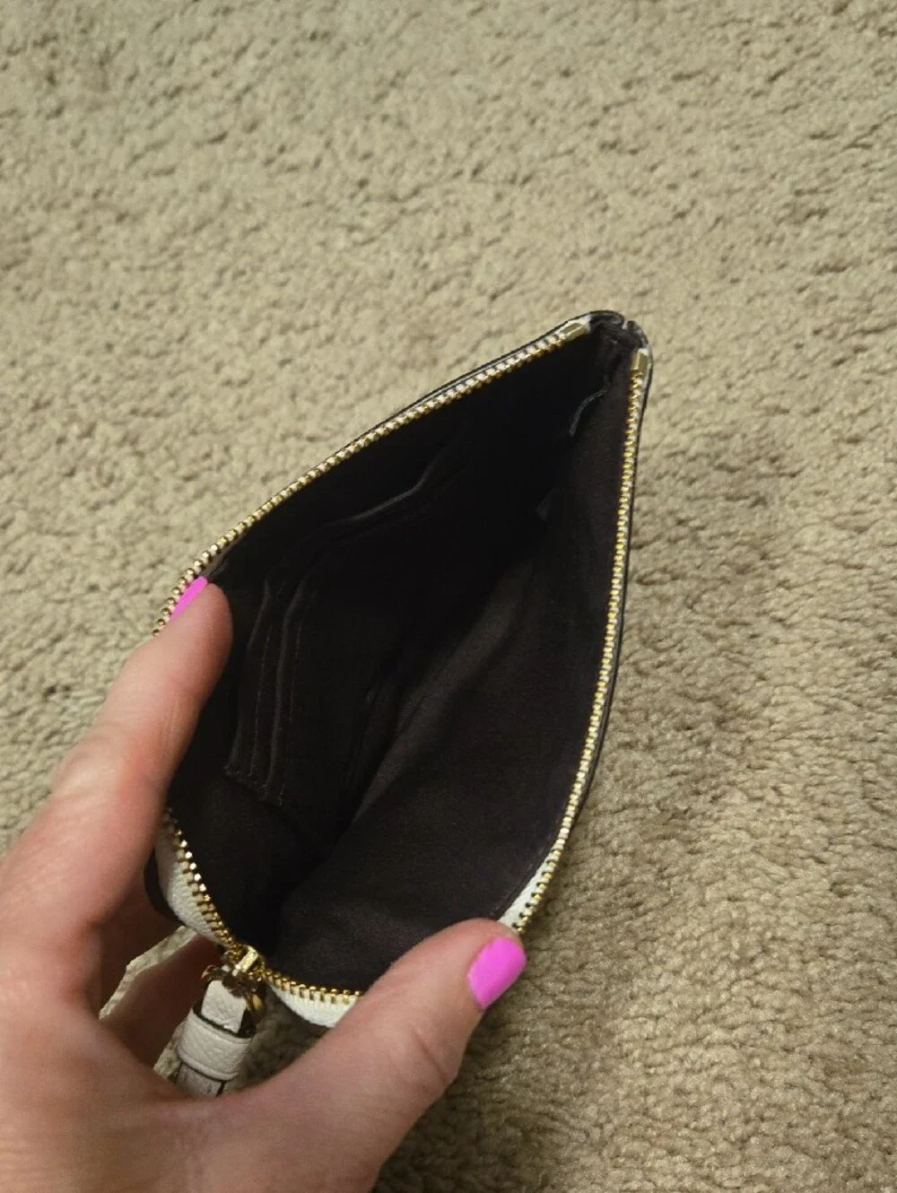 Coach compact wristlet